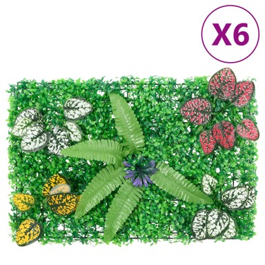 Ograda od umjetnih biljaka 6 kom zelena 40 x 60 cm